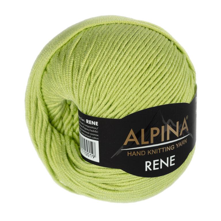 Пряжа для вязания ALPINA «RENE» (№148) Светло-салатовый