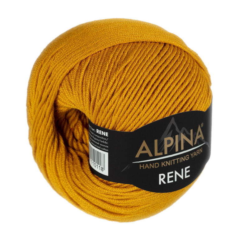 Пряжа для вязания ALPINA «RENE» (№190) Золотистый
