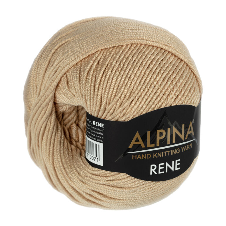 Пряжа для вязания ALPINA «RENE» (№213) Светло-бежевый