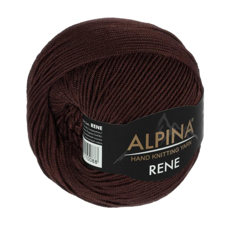 Пряжа для вязания ALPINA «RENE» (№229) Коричневый