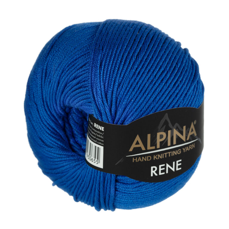Пряжа для вязания ALPINA «RENE» (№916) Синий