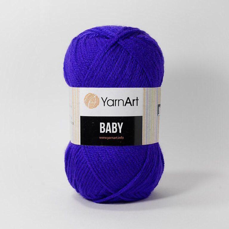 Пряжа для вязания YARNART «BABY» (№203) Электрик