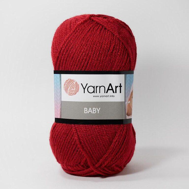 Пряжа для вязания YARNART «BABY» (№3024) Красный