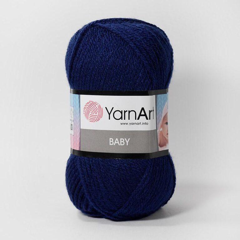 Пряжа для вязания YARNART «BABY» (№583) Темно-синий