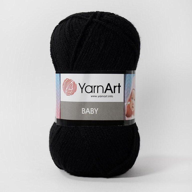 Пряжа для вязания YARNART «BABY» (№585) Черный