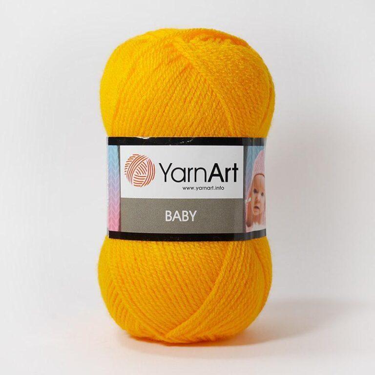 Пряжа для вязания YARNART «BABY» (№586) Темно-желтый