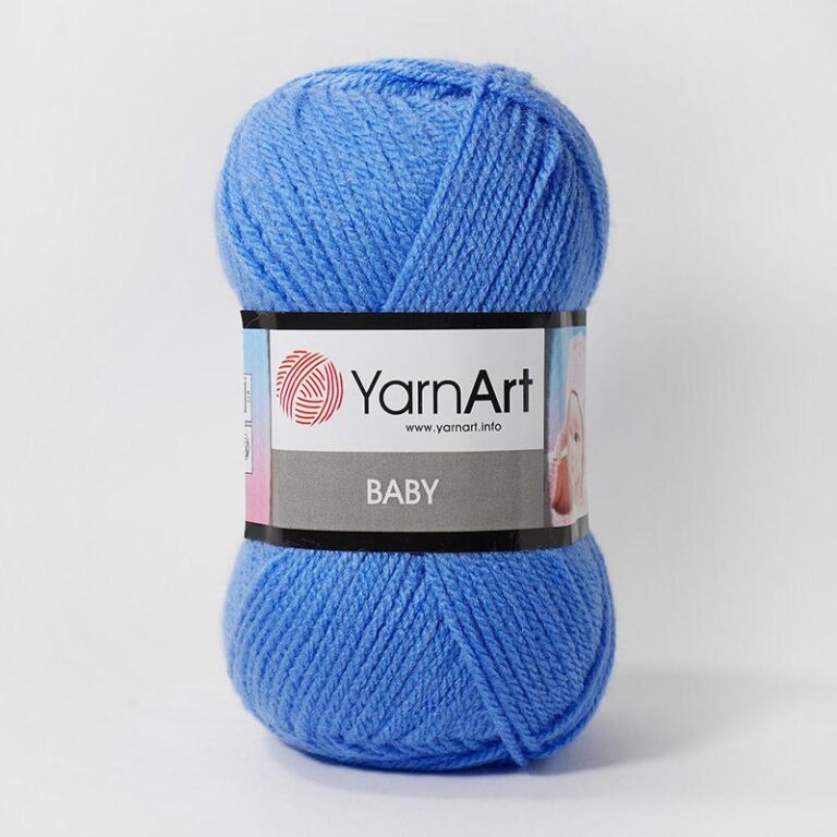 Пряжа для вязания YARNART «BABY» (№600) Темно-голубой