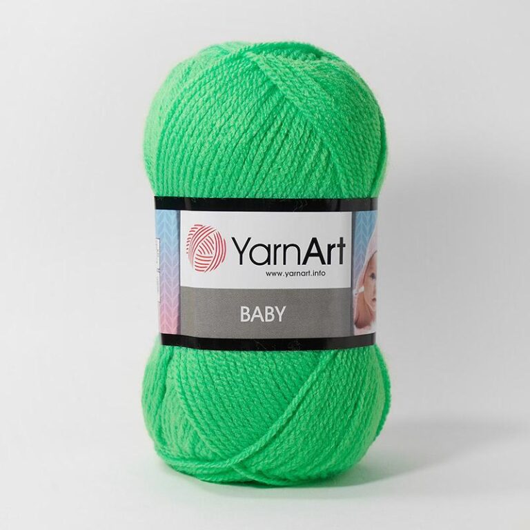 Пряжа для вязания YARNART «BABY» (№8233) Светлая зелень