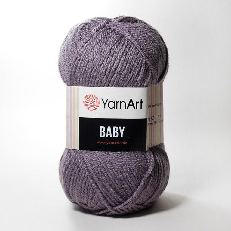 Пряжа для вязания YARNART «BABY» (№852) Темно-сиреневый