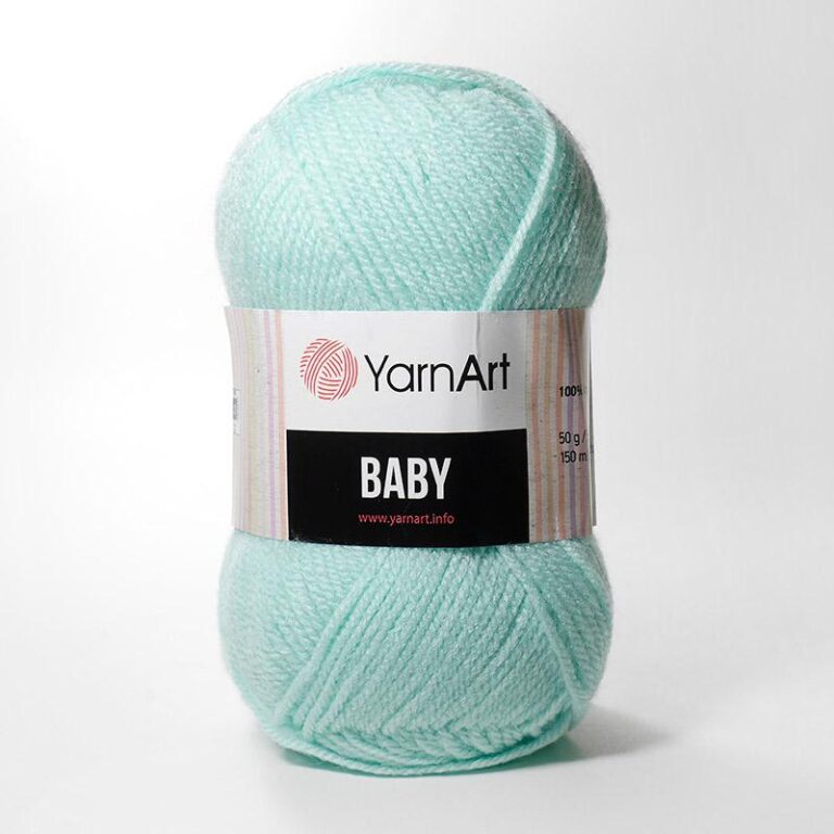Пряжа для вязания YARNART «BABY» (№856) Голубой