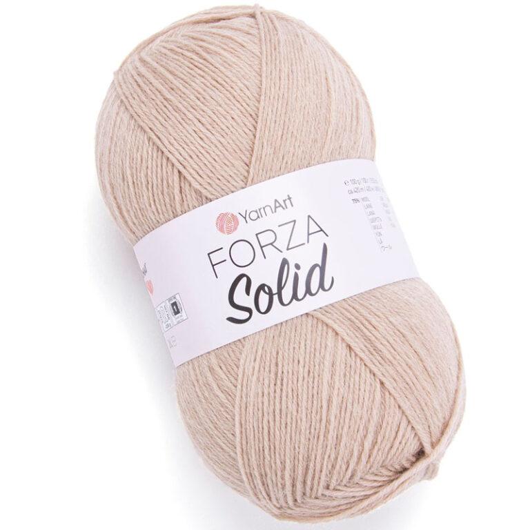 Пряжа для вязания YARNART «FORZA SOLID» (№4604) Бежевый