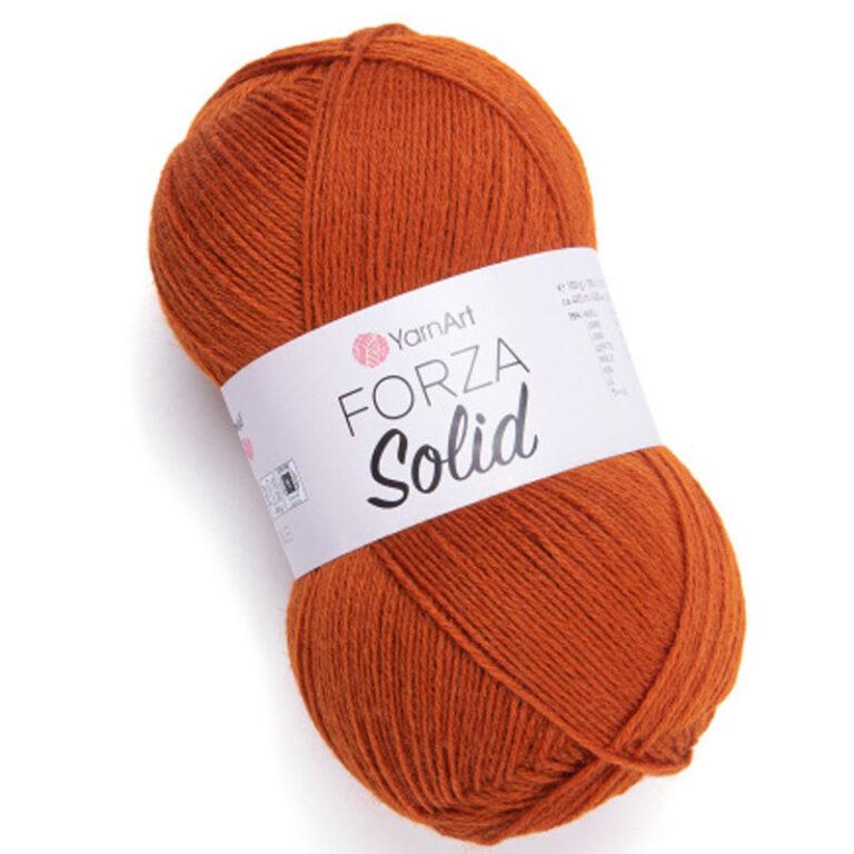 Пряжа для вязания YARNART «FORZA SOLID» (№4609) Терракотовый