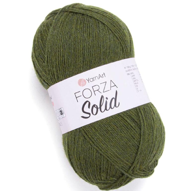 Пряжа для вязания YARNART «FORZA SOLID» (№4626) Хаки