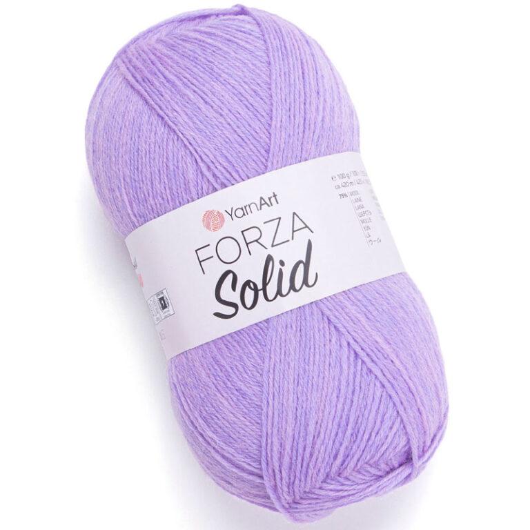 Пряжа для вязания YARNART «FORZA SOLID» (№4638) Светло-сиреневый