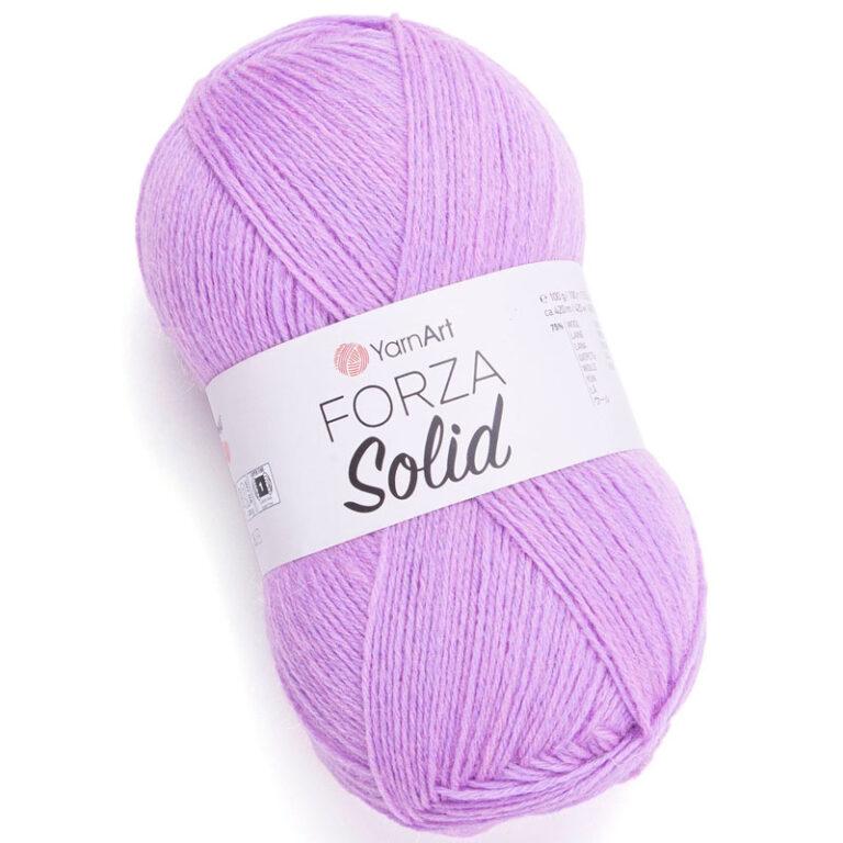 Пряжа для вязания YARNART «FORZA SOLID» (№4639) Сиреневый
