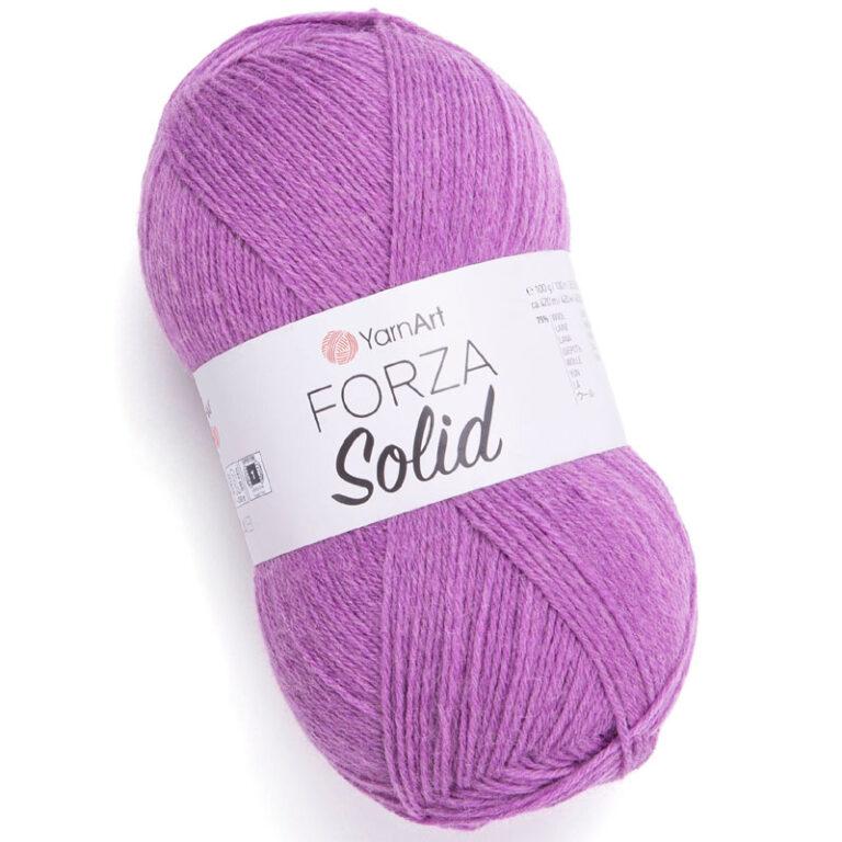 Пряжа для вязания YARNART «FORZA SOLID» (№4640) Темно-сиреневый