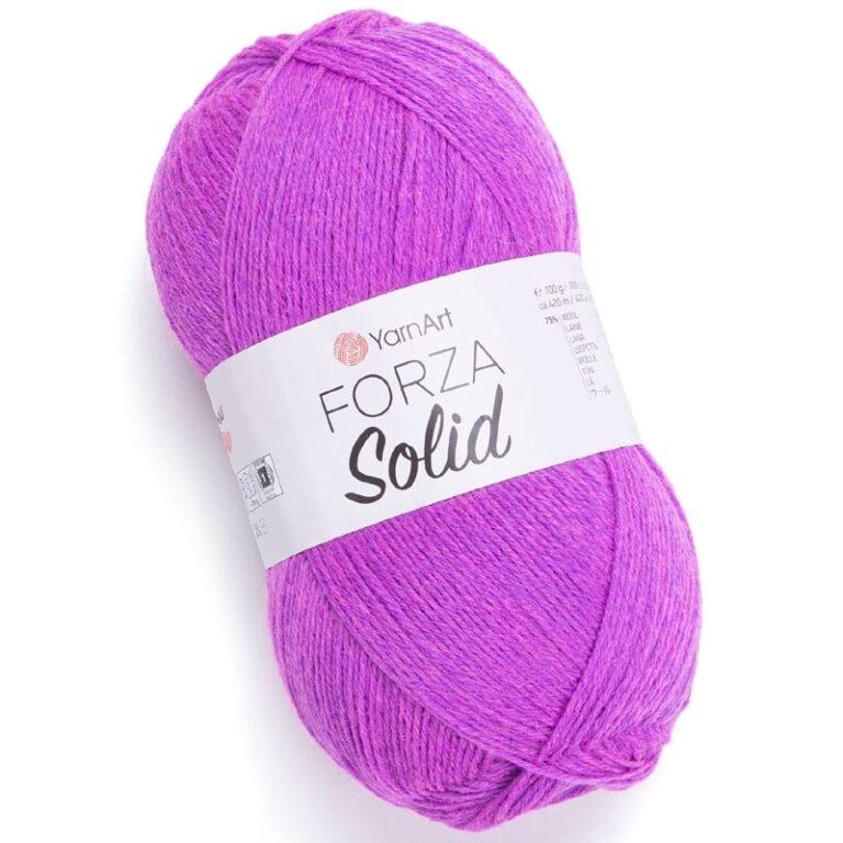 Пряжа для вязания YARNART «FORZA SOLID» (№4641) Ярко-сиреневый