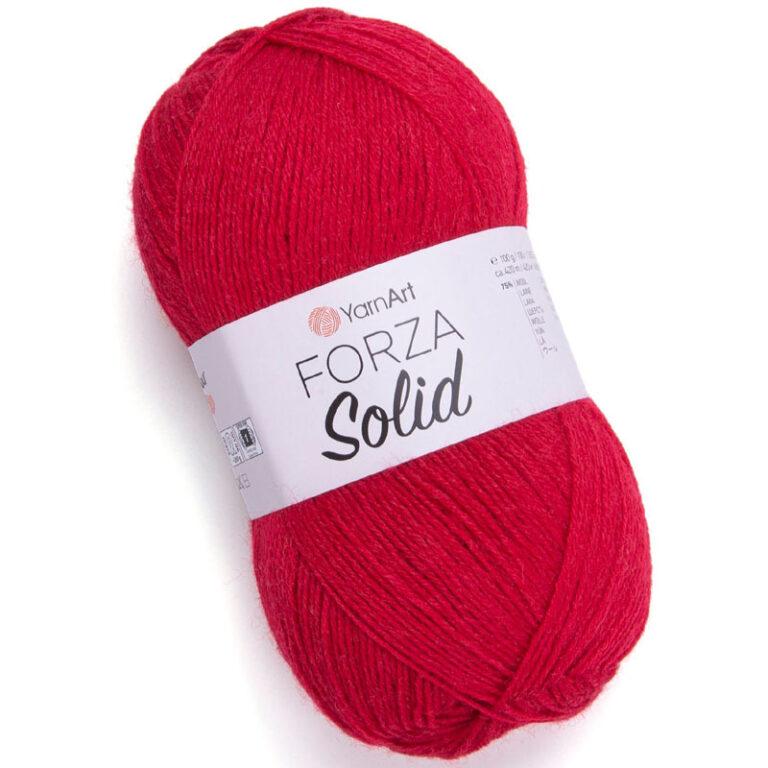 Пряжа для вязания YARNART «FORZA SOLID» (№4645) Красный
