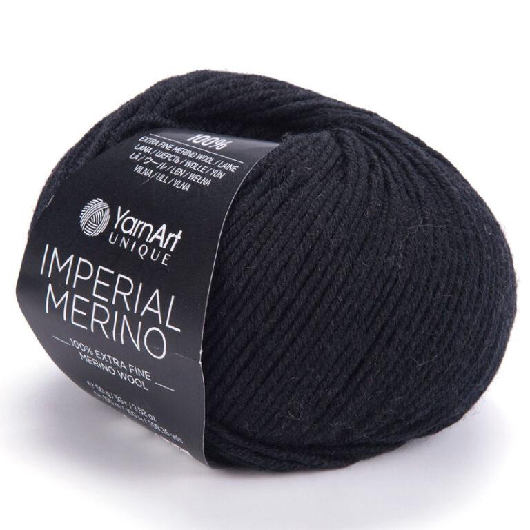 Пряжа для вязания YARNART «IMPERIAL MERINO» (№3301) Черный