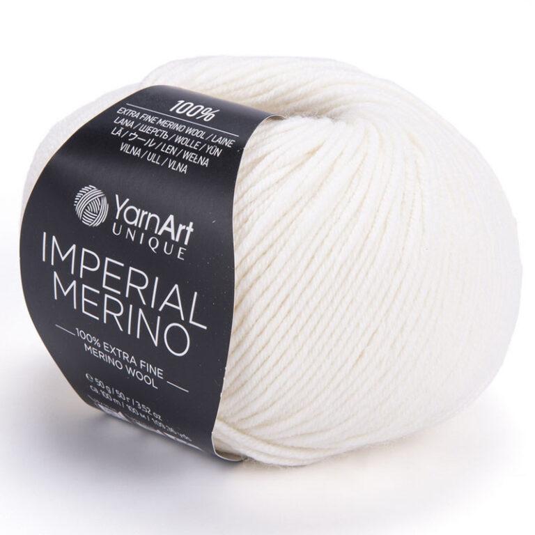 Пряжа для вязания YARNART «IMPERIAL MERINO» (№3302) Белый