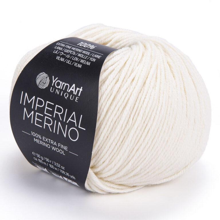 Пряжа для вязания YARNART «IMPERIAL MERINO» (№3303) Молочный