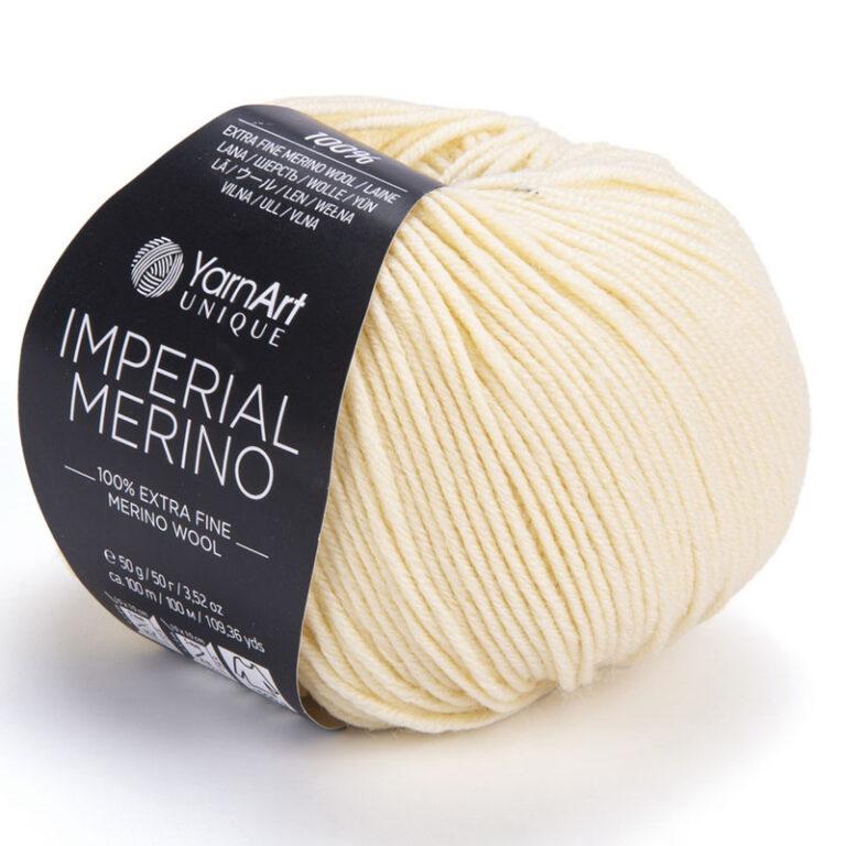 Пряжа для вязания YARNART «IMPERIAL MERINO» (№3304) Слоновая кость