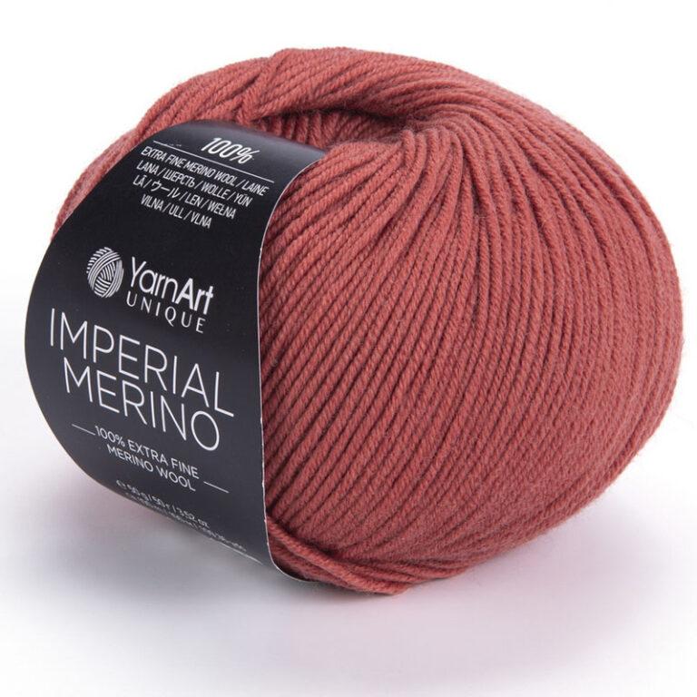 Пряжа для вязания YARNART «IMPERIAL MERINO» (№3314) Кирпичный