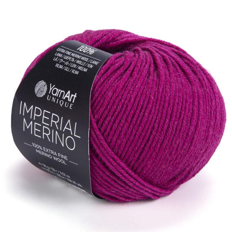 Пряжа для вязания YARNART «IMPERIAL MERINO» (№3319) Тёмная фуксия