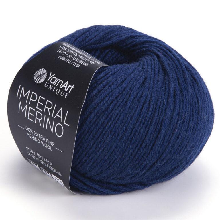 Пряжа для вязания YARNART «IMPERIAL MERINO» (№3343) Тёмно-синий