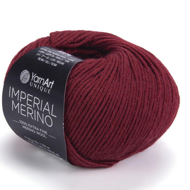 Пряжа для вязания YARNART «IMPERIAL MERINO» (№3344) Вишнёвый