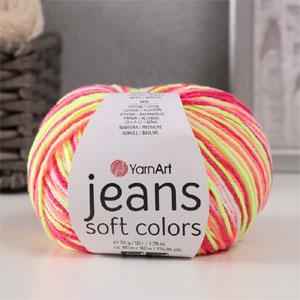 YARNART "JEANS SOFT COLORS" (Ярнарт Джинс Софт Колорс) – пряжа для вязания