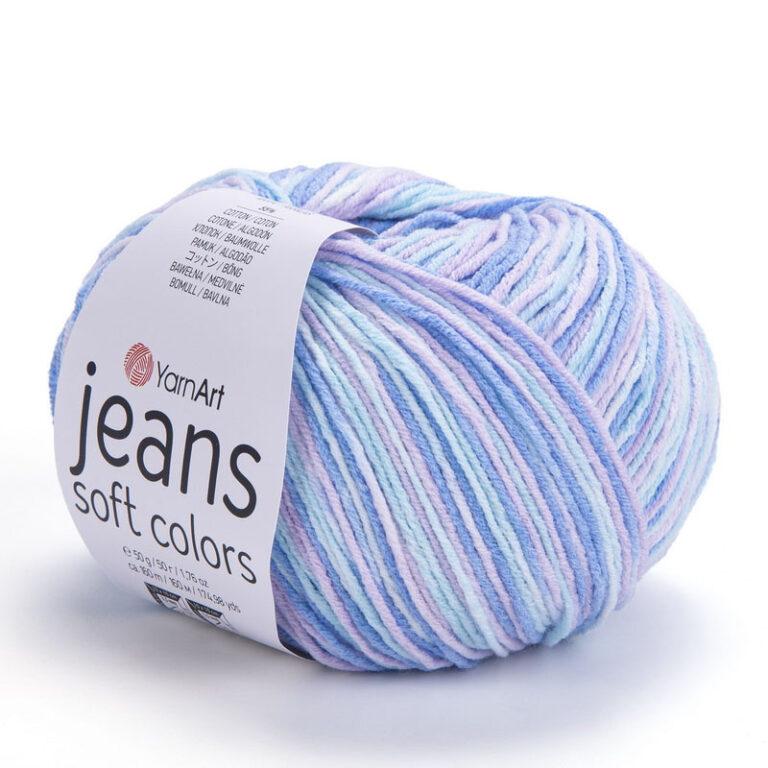Пряжа для вязания YARNART «JEANS SOFT COLORS» (№6209) Гиацинт/лаванда