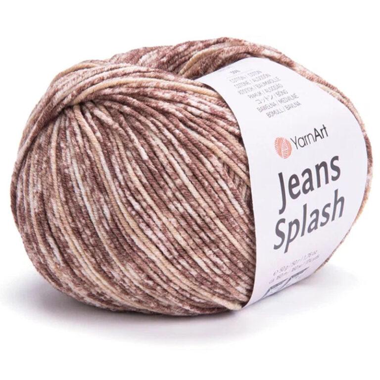 Пряжа для вязания YARNART «JEANS SPLASH» (№945) Кофе с молоком