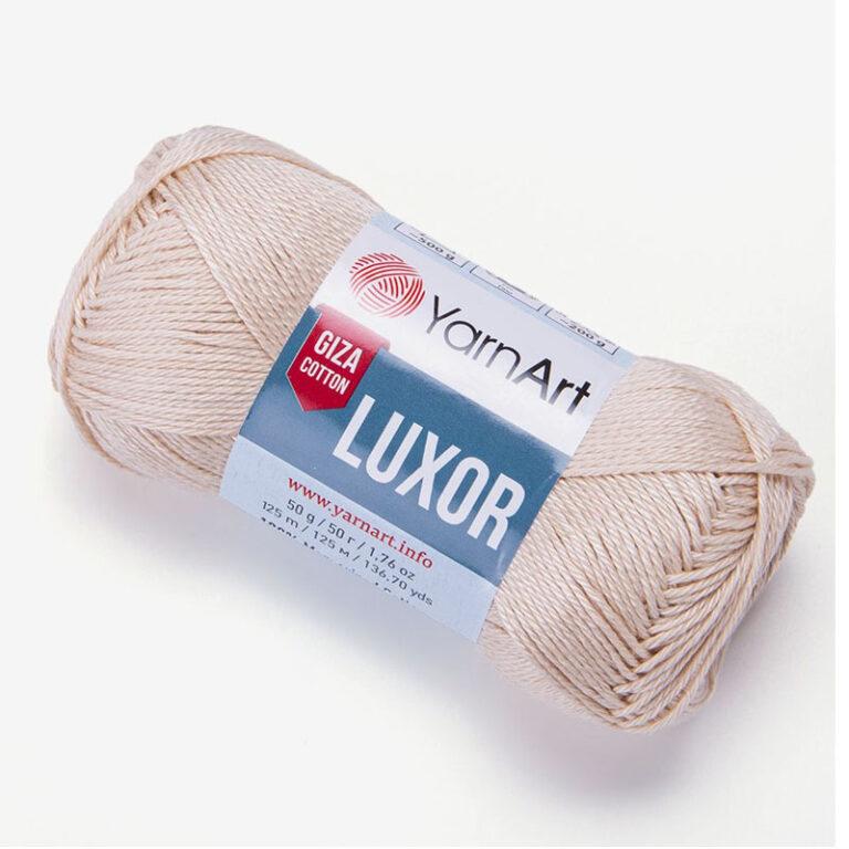 Пряжа для вязания YARNART «LUXOR» (№1202) Кремовый