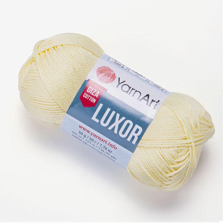 Пряжа для вязания YARNART «LUXOR» (№1203) Бледно-желтый