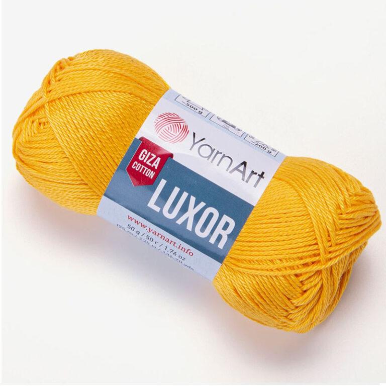 Пряжа для вязания YARNART «LUXOR» (№1204) Желтый