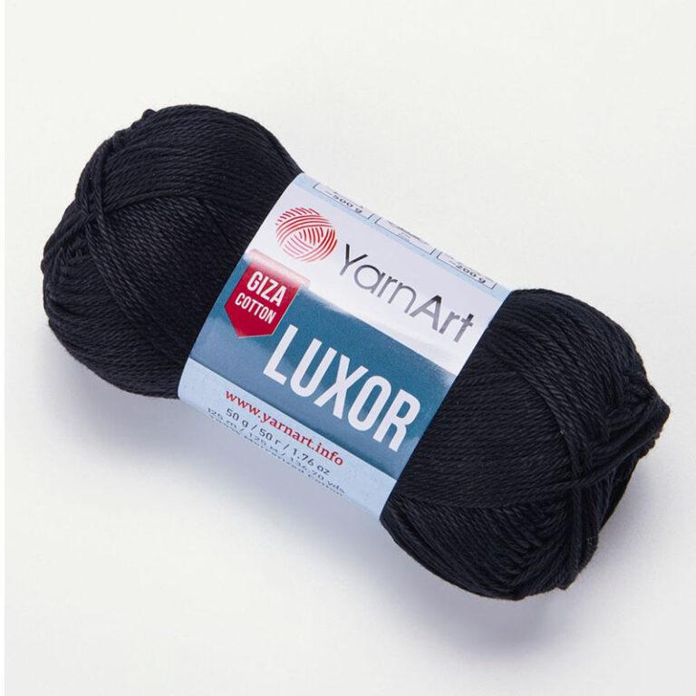 Пряжа для вязания YARNART «LUXOR» (№1215) Черный
