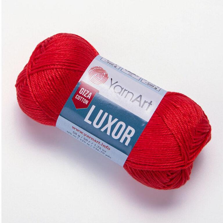 Пряжа для вязания YARNART «LUXOR» (№1222) Красный