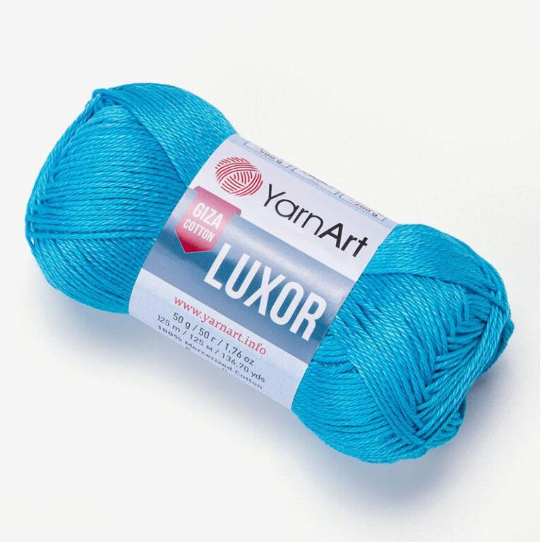 Пряжа для вязания YARNART «LUXOR» (№1241) Яркая бирюза