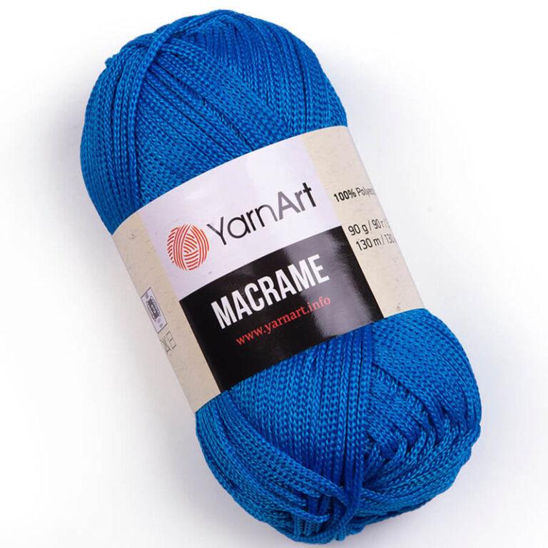 Пряжа для вязания YARNART «MACRAME» (№139) Василёк