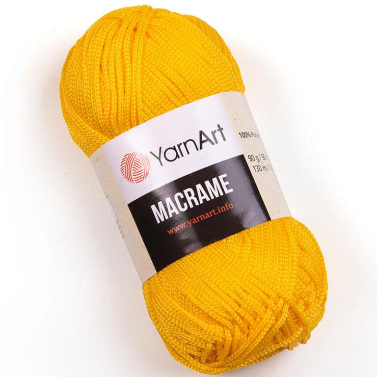 Пряжа для вязания YARNART «MACRAME» (№142) Желтый