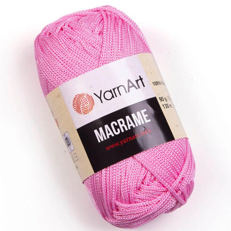 Пряжа для вязания YARNART «MACRAME» (№147) Розовый
