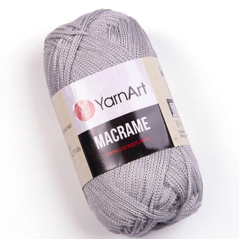 Пряжа для вязания YARNART «MACRAME» (№149) Стальной