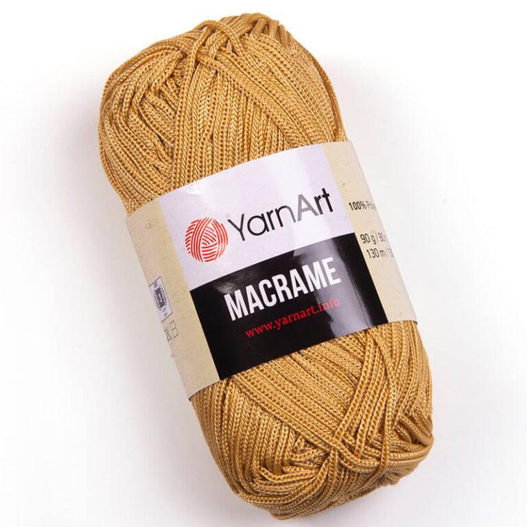 Пряжа для вязания YARNART «MACRAME» (№155) Горчица