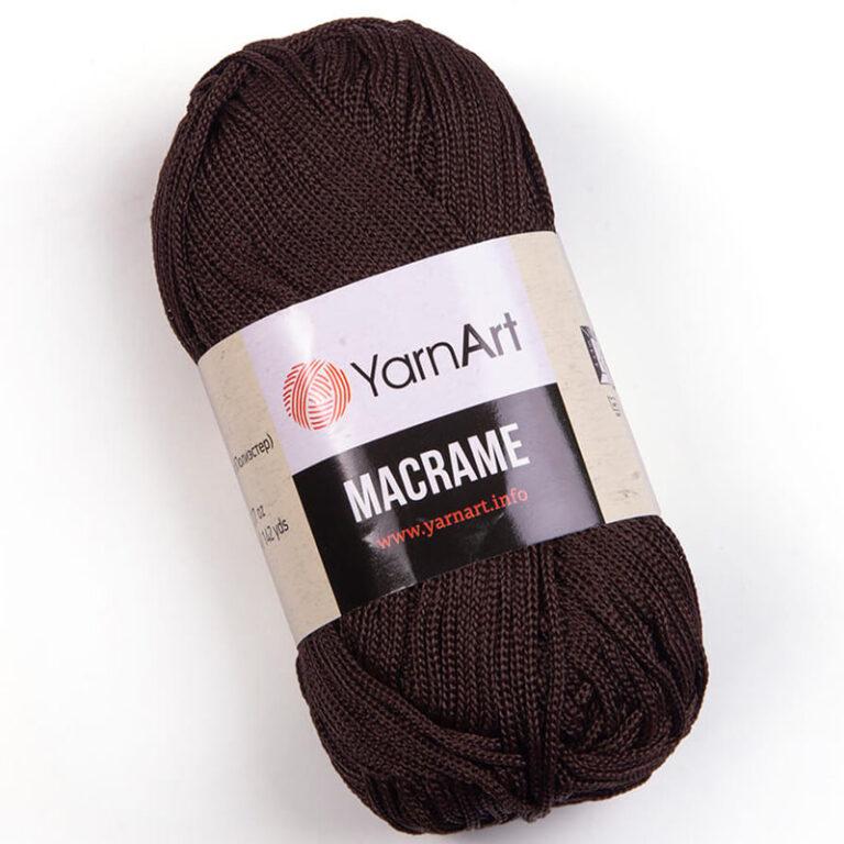 Пряжа для вязания YARNART «MACRAME» (№157) Коричневый