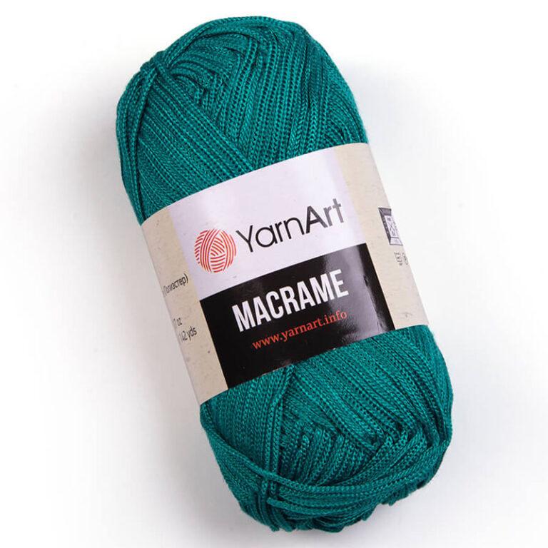 Пряжа для вязания YARNART «MACRAME» (№158) Зеленка