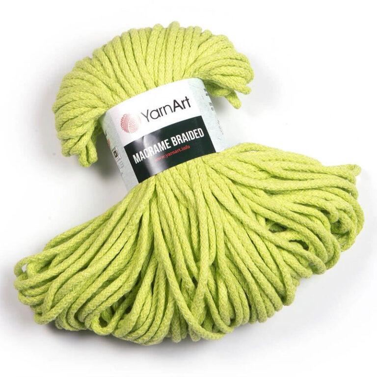 Пряжа для вязания YARNART «MACRAME BRAIDED» (№755) Светло-зеленый