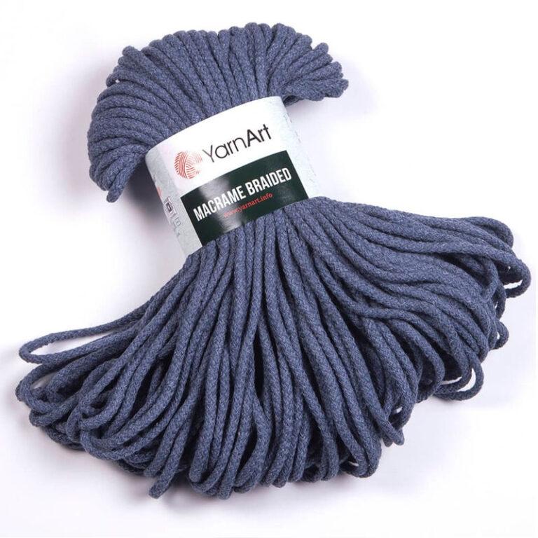 Пряжа для вязания YARNART «MACRAME BRAIDED» (№761) Джинс