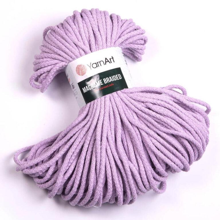 Пряжа для вязания YARNART «MACRAME BRAIDED» (№765) Сирень