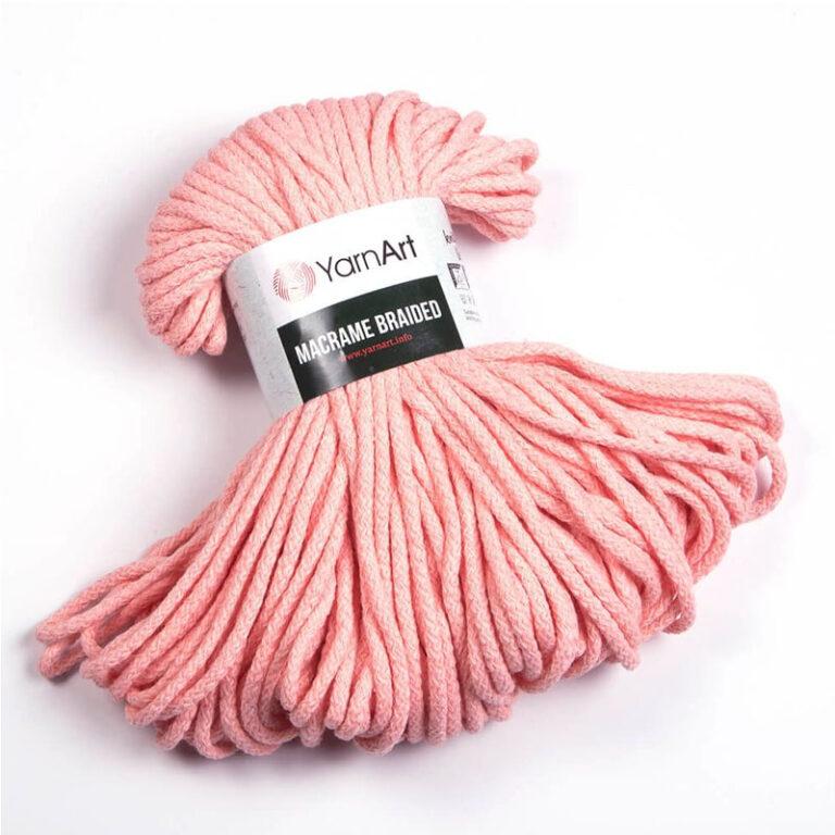 Пряжа для вязания YARNART «MACRAME BRAIDED» (№767) Коралловый